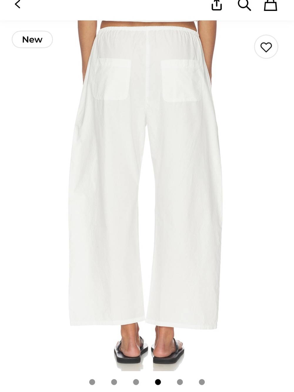 LESET Kyoto Carpenter Pant in Ice White - Picture 4 of 4